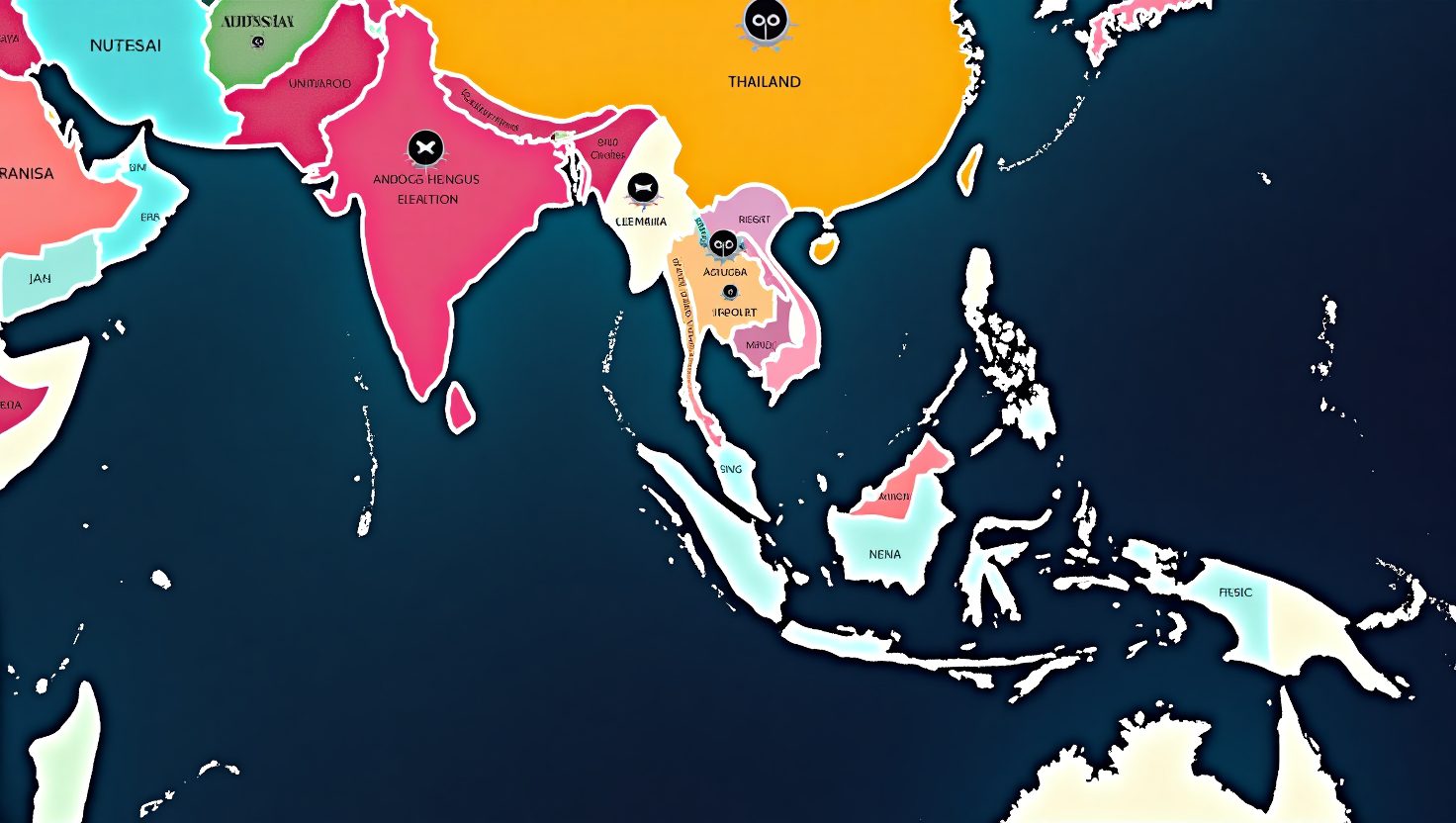 Are Your Skills Future-Proof? The Need for Reskilling in Southeast Asia's AI Era 1 Southeast Asia Map